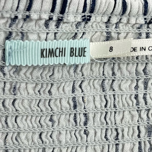 Urban Outfitters Kimchi Blue Striped Linen Blend Mini Dress - Picture 7 of 9